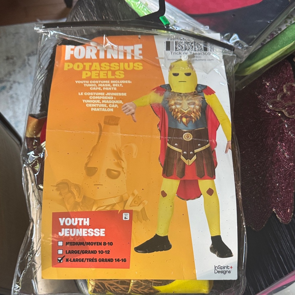 Fortnite Potassius Peels X-Large 14-16